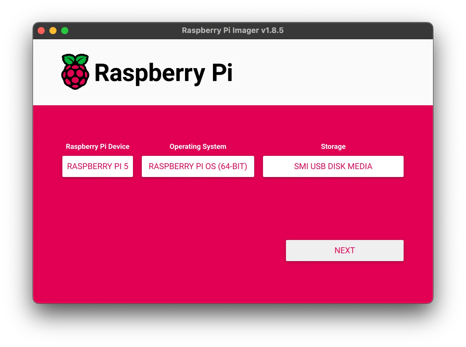 Raspberry pi 5 インストーラ