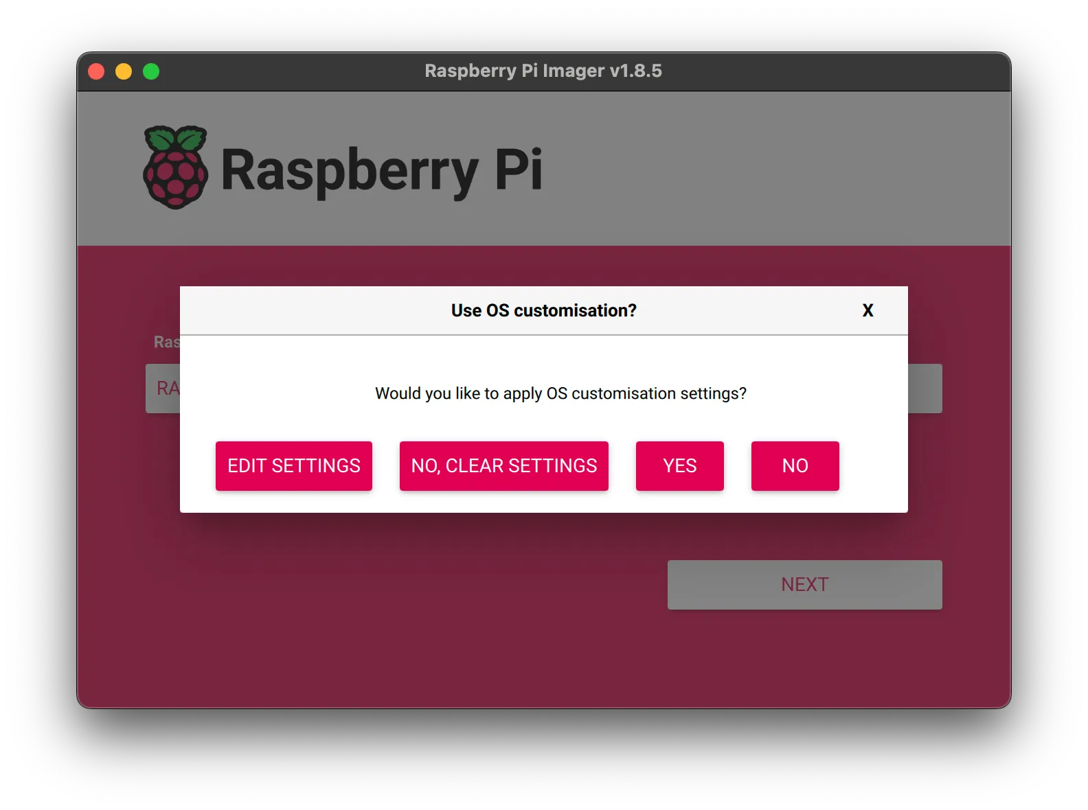Raspberry pi 5 インストーラ