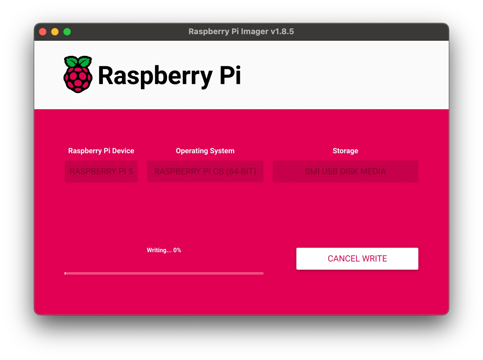 Raspberry pi 5 インストーラ