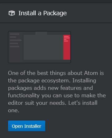 Atom Setting