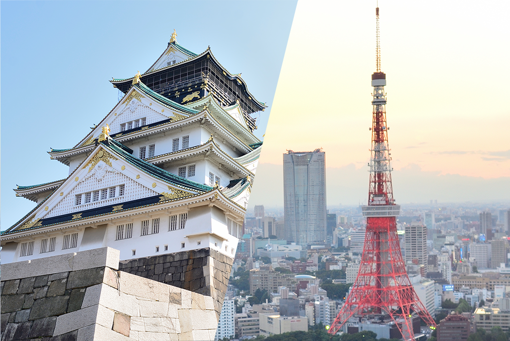 Tokyo and Osaka Transportation