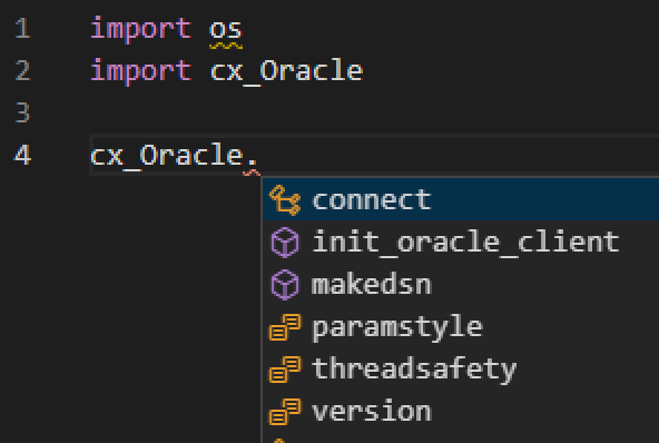 Microsoft Language Serverのオートコンプリート機能