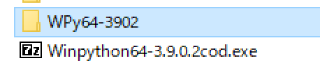 WinPython 7zipダウンロード